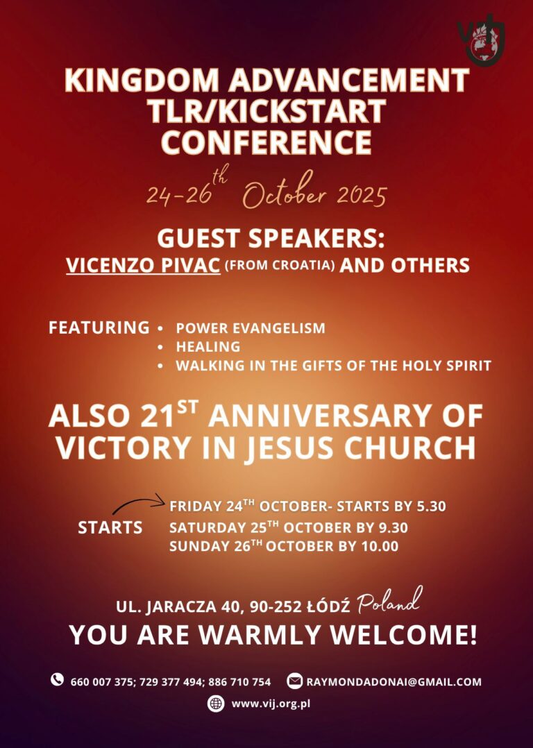 Kingdom Advancement Conference, 21st anniversary of Victory in Jesus Church