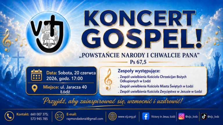 Koncert Gospel: Niech narody powstaną i chwalą Pana